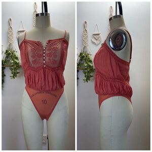 Free People Lace Bodysuit